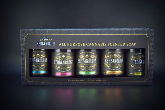5 Pack Sample Pack Cannabis Scented Soap