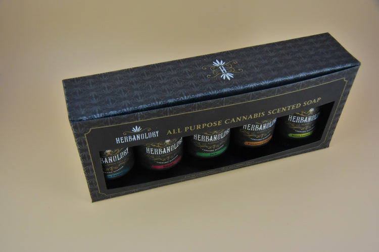 5 Pack Sample Pack Cannabis Scented Soap