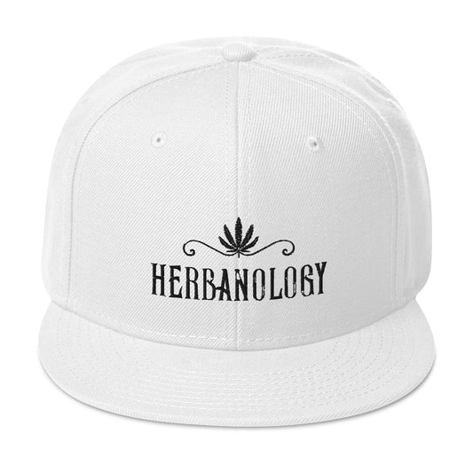 Unisex Snapback Otto Cap White with One Color Logo